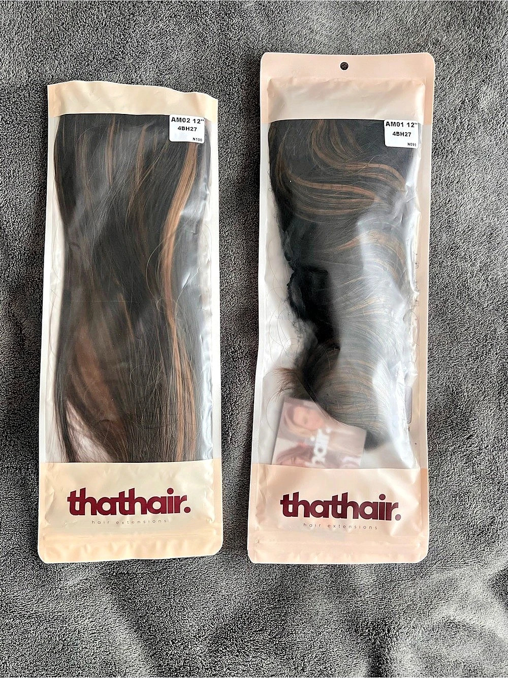 ❤️ThatHair Halo Hair Extensions, Brown with Blonde Highlights NWT
